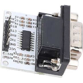 Yunir SP3232 Chip, 232 to TTL Module, Versatile Use, ESD Guard, Premium Materials for 3-5.5V Power Supply PCB Board with SP3232 Chip DB9 Interface and LED Indicator (Male Head) in Kuwait