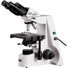 AmScope B690A Siedentopf Binocular Compound Microscope, 40X-1500X Magnification, WH10x and WH15x Super-Widefield Eyepieces, Infinity Objectives, Brightfield, Kohler Condenser, Double-Layer Mechanical Stage in Saudi Arabia