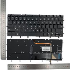 استبدال الكمبيوتر المحمول تخطيط الولايات المتحدة مع لوحة المفاتيح الخلفية لـ DELL XPS 13 9343 9350 9360 Inspiron 15 7547 7548 Inspiron 13 7000 7347 7348 7352 7353 7359 US Backlit 0DKDXH NSK-LS0BW DKDXH in Kuwait
