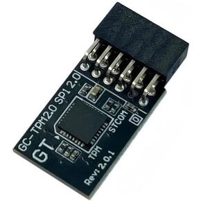 TPM 2.0 وحدة SPI 12Pin مع SLB9670 Windows 11 ترقية لـ Gigabyte Z890I AORUS ULTRA/Z890 UD/Z890 AI TOP/Z890 AORUS MASTER/Z890 Eagle WiFi 7/Z890 Gaming X Compute Securely Bus Header Key in Kuwait