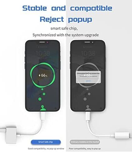 USB-C to 3.5mm Audio Adapter 3in1 Type C Headphone Jack Dual AUX DAC Splitter Charger Dongle Cord Compatible for Samsung for IPhone15 Pro Max Plus ipad 10、Air4/5、Mini6、Pro Charging Cable in Saudi Arabia