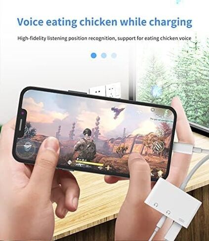 USB-C to 3.5mm Audio Adapter 3in1 Type C Headphone Jack Dual AUX DAC Splitter Charger Dongle Cord Compatible for Samsung for IPhone15 Pro Max Plus ipad 10、Air4/5、Mini6、Pro Charging Cable in Saudi Arabia