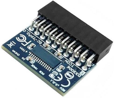 وحدة TPM 2.0 LPC 20Pin مع SLB9665 Windows 11 ترقية لجهاز ASUS X99-DELUXE X99-H/IPMI X99-E-10G مفتاح رأس الناقل الآمن المتوافق مع شريحة GC-TPM2.0 TPM in Kuwait