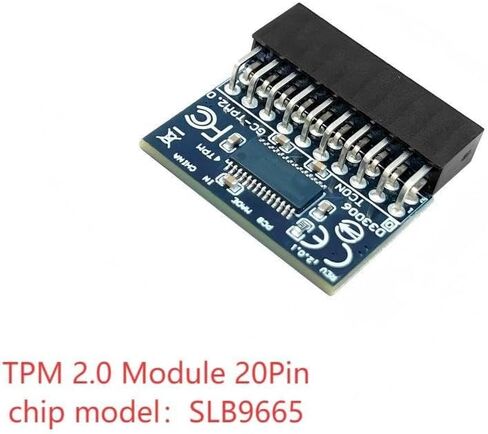 وحدة TPM 2.0 LPC 20Pin مع SLB9665 Windows 11 ترقية لجهاز ASUS X99-DELUXE X99-H/IPMI X99-E-10G مفتاح رأس الناقل الآمن المتوافق مع شريحة GC-TPM2.0 TPM in Kuwait