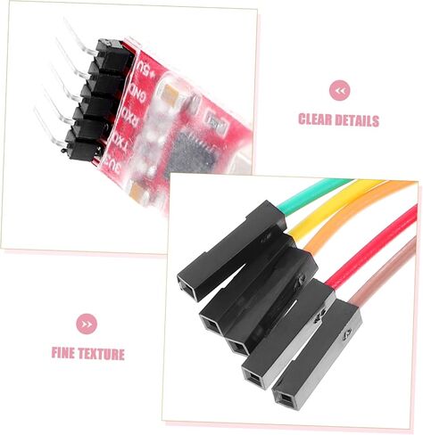 Gadpiparty 6 دبوس USB إلى محول تسلسلي محول تسلسلي عالمي لمشاريع DIY عشوائية in Kuwait
