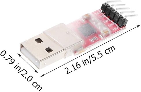 Gadpiparty 6 دبوس USB إلى محول تسلسلي محول تسلسلي عالمي لمشاريع DIY عشوائية in Kuwait