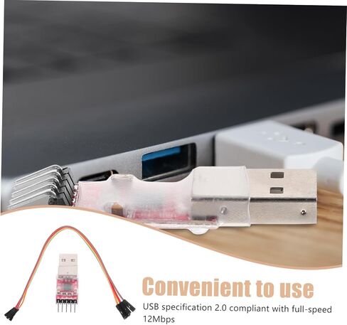 Gadpiparty 6 دبوس USB إلى محول تسلسلي محول تسلسلي عالمي لمشاريع DIY عشوائية in Kuwait