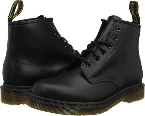 حذاء Dr. Martens 101 Tan Harvest من الجلد المواكب للموضة، in Kuwait