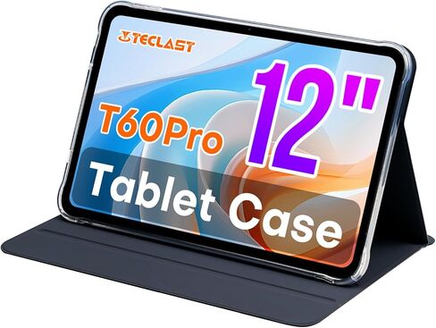 حافظة تابلت TECLAST T60Pro، رفيعة للغاية، خفيفة الوزن للغاية، مقاومة للصدمات، مقاومة للخدش، وظيفة الوقوف، حماية كاملة in Kuwait