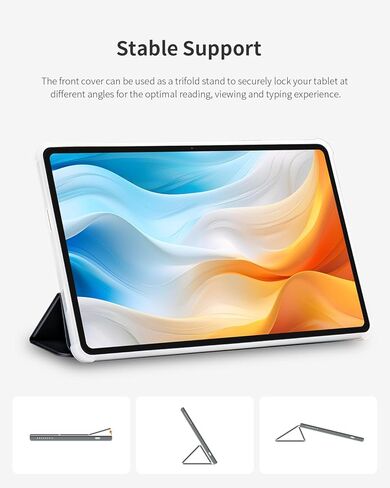 حافظة تابلت TECLAST T60Pro، رفيعة للغاية، خفيفة الوزن للغاية، مقاومة للصدمات، مقاومة للخدش، وظيفة الوقوف، حماية كاملة in Kuwait