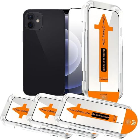 for iPhone 17 Pro Screen Protector 4 Pack [9H+ Tempered Glass] [Military-Grade Drop Protection] [Easy Installation] Shockproof Full Edge Coverage 6.3 Inch 2025 in Saudi Arabia