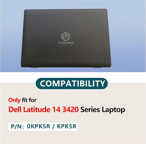 0KPK5R KPK5R Replacement Laptop LCD Back Cover Top Case Rear Lid for Dell Latitude 14 3420 E3420 Black in Saudi Arabia
