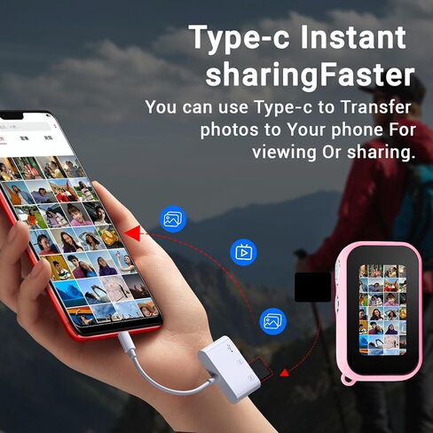 Fafeicy Small Digital Camera 8MP HD 1080P with 1.47 Inch Screen, Compact Action Camera for Kids Cycling Hiking Pet Recording, Portable Travel Camera with Type C in Saudi Arabia