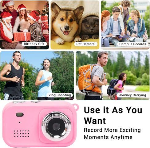 Fafeicy Small Digital Camera 8MP HD 1080P with 1.47 Inch Screen, Compact Action Camera for Kids Cycling Hiking Pet Recording, Portable Travel Camera with Type C in Saudi Arabia