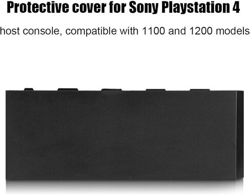 HDD Case for 4 Console Black Frosted Faceplate Easy Installation Simple Stylish Design HDD Cover in Saudi Arabia