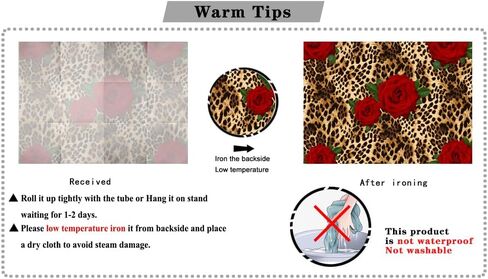 7x5ft Leopard Print Rose Photo Backdrop Valentine's Day Photography Backdrop Red Rose Backdrops for Valentine's Day Wedding Birthday Party Decorations Banner Background Studio Prop in Saudi Arabia