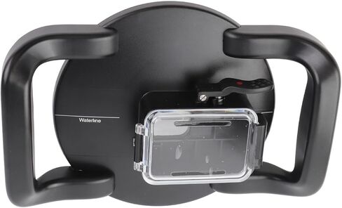 Tbest Shoot Underwater Dome Dual Handheld Port Camera Diving Case Acrylic Aluminum Alloy Housing for 9 Action Surfing in Saudi Arabia