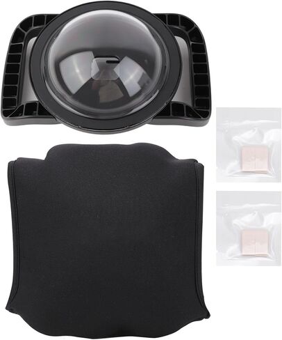 Tbest Shoot Underwater Dome Dual Handheld Port Camera Diving Case Acrylic Aluminum Alloy Housing for 9 Action Surfing in Saudi Arabia