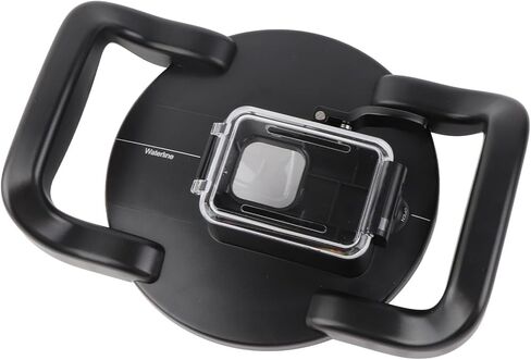 Tbest Shoot Underwater Dome Dual Handheld Port Camera Diving Case Acrylic Aluminum Alloy Housing for 9 Action Surfing in Saudi Arabia