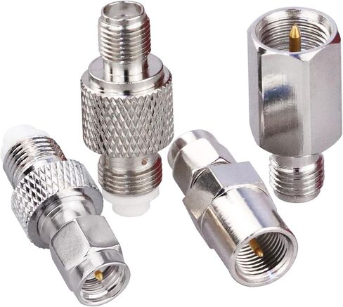 TUOLNK 4 Type Set SMA to FME 4G Antenna Adapter Kit SMA to FME Coaxial Adapter WiFi Antenna for Coaxial Cable WiFi Antenna Wireless LAN Device RF Coax Connector in Kuwait