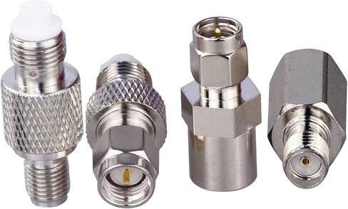 TUOLNK 4 Type Set SMA to FME 4G Antenna Adapter Kit SMA to FME Coaxial Adapter WiFi Antenna for Coaxial Cable WiFi Antenna Wireless LAN Device RF Coax Connector in Kuwait