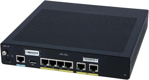 C931-4P 4-Port Gigabit Ethernet PoE 250 Mbps Throughput Integrated Services Router (New Sealed) in Saudi Arabia