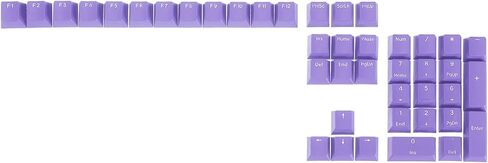PATIKIL 42 Keys PBT Keycap Set, Colorful Mechanical Numpad Numeric Keypads Portable Keycaps for Daily Office Work Gaming Entertainment Creative Design, Black Red in Saudi Arabia