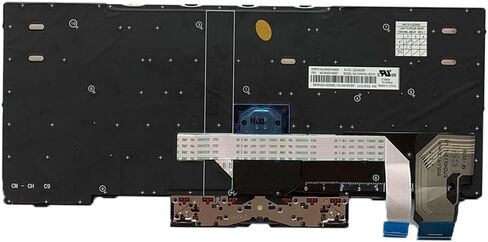 Laptop Replacement US Layout Keyboard for Lenovo Thinkpad X13 Yoga X13 Gen 1 (20WK,20WL) Black in Saudi Arabia