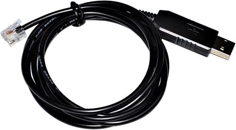 FT232RL CHIP USB to RJ11 RJ12 RS485 Converter Serial Communication Cable Compatible with The GUANG HE GUI Neng Solar MPPT Controller to PC(3.0m) in Saudi Arabia
