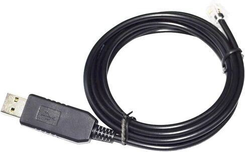 Origin FT232RL CHIP USB to RJ9 4P4C Adapter RS485 Converter Serial Communication Cable Compatible with The Lust LTI SMC1 PLC Control to PC Host(1.8M) in Saudi Arabia