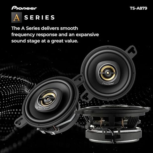 PIONEER Car Audio Speaker Bundle - TS-A693FH 6" x 9" 2-Way Oval 460W Speakers and TS-A879 3-1/2" 450W 2-Way Black Speakers in Saudi Arabia
