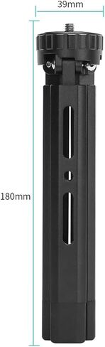 Metal Aluminum Alloy Tabletop Tripod 4-Level Adjustable Mini Camera Phone Stand for DSLR Mirrorless Cameras Portable Foldable Photography Accessory in Saudi Arabia