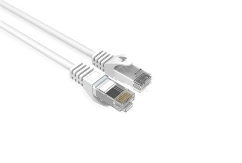 LOGICO Best Cat6 Slim Patch Cable 26AWG Bare Copper RJ-45 Ethernet Cable (25 Pack, Blue, 10FT) in Saudi Arabia