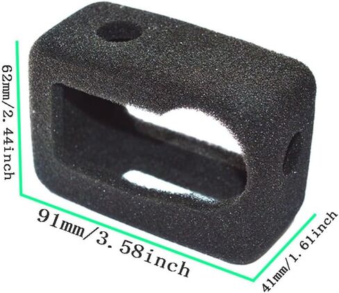 Suitable for DJI OSMO Action6 Windproof Wind Foam Noise Reduction Cover Sponge Case Camera Sponge Protect in Saudi Arabia