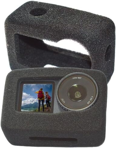 Suitable for DJI OSMO Action6 Windproof Wind Foam Noise Reduction Cover Sponge Case Camera Sponge Protect in Saudi Arabia