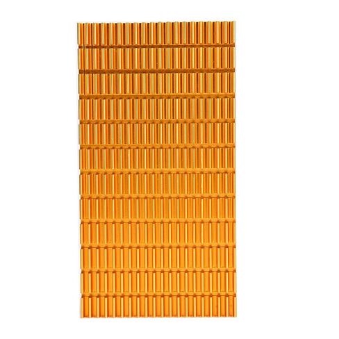 Qiilu Effective Cooling Solution: Golden Heat Sink Aluminum Heat for Multiple Purposes 120 X 64 X 6mm | Thermal Barrier for Air Dryer Vent in Saudi Arabia
