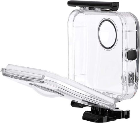 Tbest Protective Cover Diving Case Housing for 45m Underwater Camera Transparent PC Aluminum Alloy 110mm in Saudi Arabia