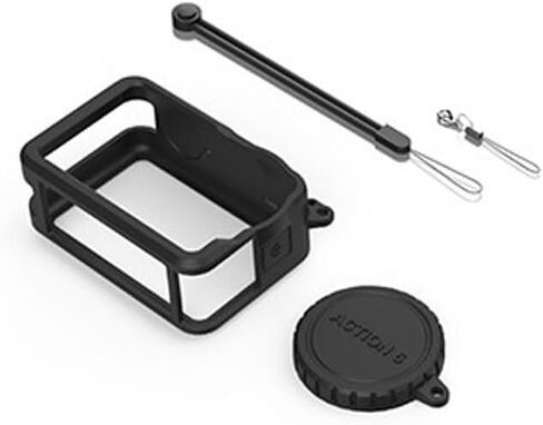 Silicone Case with Lens Cap & Lanyard for DJI Osmo Action6 in Saudi Arabia