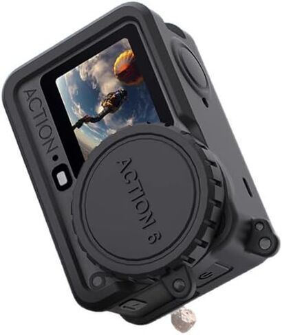 Silicone Case with Lens Cap & Lanyard for DJI Osmo Action6 in Saudi Arabia