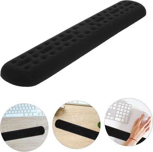 VILLCASE Memory Foam Keyboard Wrist Rest Pad Beaded for Typing Support Elbow Cushion for Desk Laptop Comfortable Hand Pillow for Extended Use in Saudi Arabia