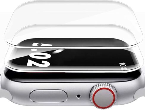 ZPIAR 2 Pack Tempered Glass Screen Protector 40mm for Apple Watch SE 3/SE 2/SE Series 6/5/4, Full Screen Coverage, Anti-Scratch, Bubble Free, Waterproof, HD iWatch Film in Kuwait
