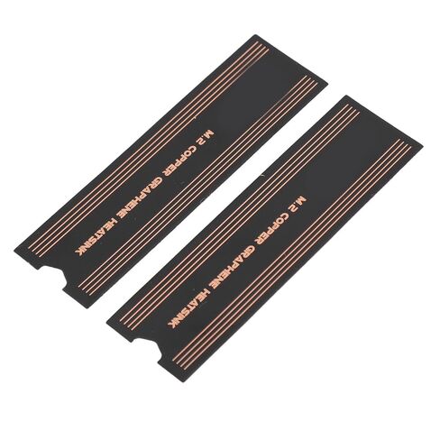 Dioche 2280 Heatsink M.2 SSD Graphene Heatsink - قطعتان من تصميم النحاس والجرافين بطبقة مزدوجة لمحركات أقراص NVMe SSD 2280 NVMe - مشتت حراري للكمبيوتر المحمول مع تركيب بسيط in Saudi Arabia