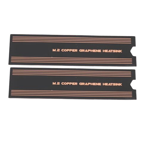 Dioche 2280 Heatsink M.2 SSD Graphene Heatsink - قطعتان من تصميم النحاس والجرافين بطبقة مزدوجة لمحركات أقراص NVMe SSD 2280 NVMe - مشتت حراري للكمبيوتر المحمول مع تركيب بسيط in Saudi Arabia