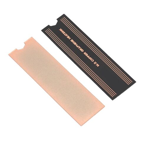 Dioche 2280 Heatsink M.2 SSD Graphene Heatsink - قطعتان من تصميم النحاس والجرافين بطبقة مزدوجة لمحركات أقراص NVMe SSD 2280 NVMe - مشتت حراري للكمبيوتر المحمول مع تركيب بسيط in Saudi Arabia