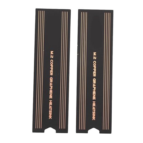 Dioche 2280 Heatsink M.2 SSD Graphene Heatsink - قطعتان من تصميم النحاس والجرافين بطبقة مزدوجة لمحركات أقراص NVMe SSD 2280 NVMe - مشتت حراري للكمبيوتر المحمول مع تركيب بسيط in Saudi Arabia