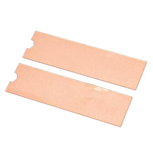 Dioche Heatsink لـ 2280 M.2 SSD Graphene Heatsink، توصيل حراري عالي الكفاءة، سبيكة نحاسية متوافقة مع أجهزة الكمبيوتر المحمولة والتركيب بدون أدوات، مثالية للسرعة (قطعتان من رقائق النحاس الجرافين in Kuwait