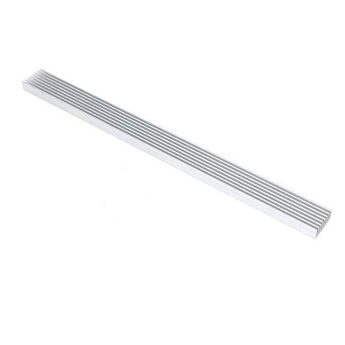 Qiilu High Thermal Conductivity 1x Aluminum Heatsink 300mm25mm10mm for Led Emitter Diodes High Power Cooling Solution in Saudi Arabia