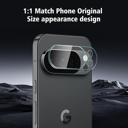 3 عبوات لواقي عدسة الكاميرا Google Pixel 10 Pro XL، طبقة من الزجاج المقسى صلابة 9H، مقاوم للخدش، شفاف عالي الدقة، صديق للحافظة in Kuwait