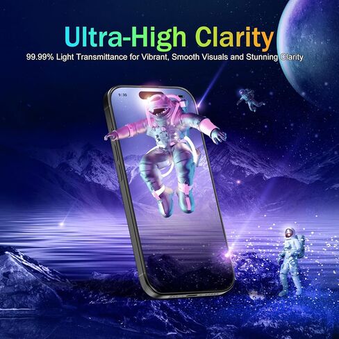GARYOG 2 Pcs for Iphone 17 Pro Max Screen Protector,Easy Installation | Military Grade 9H Tempered Glass | Ultra HD Clarity | Scratch-Resistan | Anti-Fingerprint|,with Camera Protector Magnetic Ring in Saudi Arabia