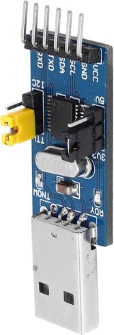 وحدة محول USB إلى UART مع سلك توصيل، مخرج جهد 5 فولت و3.3 فولت، لتنزيل برنامج ISP واتصال البيانات التسلسلية in Kuwait